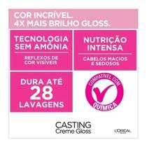 Tintura Casting Creme Gloss Cor 200 Preto LOréal Paris