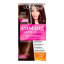 Tintura Casting creme Gloss Loréal 400 Castanho Natural