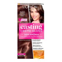 Tintura Casting creme Gloss Loréal 500 Castanho Claro