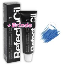 Tintura Coloração Refectocil Pure Black Preto 1 Para Sobrancelhas e Cilios Tintura Coloração Refectocil Pure Black Preto 1 Para Sobrancelhas e Cilios