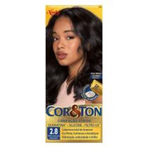 Tintura COR E TON 2.8 Preto Azulado 125g