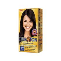 Tintura cor&ton 3,0 castanho escuro 175g