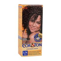 Tintura Cor & Ton 5.74 Marrom Acobreado Morena Radiante 50g - Cor&Ton