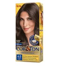 Tintura Cor&Ton Niely Castanho Medio 4.0 com 50g Tintura Cor&Ton Niely Castanho Medio 4.0 com 50g