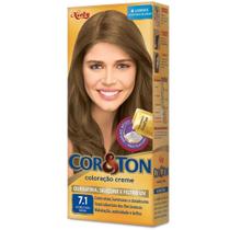 TINTURA COR & TON PROF 7.1 LOURO CINZA MÉDIO kit/ 2unidades