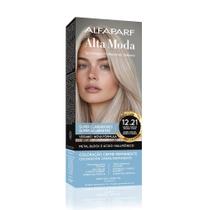 Tintura Creme Alta Moda Alfaparf Louro Platina Irisé Cinza 12.21 Tintura Creme Alta Moda Alfaparf Louro Platina Irisé Cinza 12.21