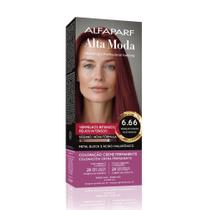 Tintura Creme Altamoda Alfaparf Rubi 6.66 Kit
