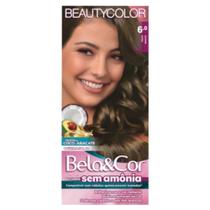 Tintura Creme BelaeCor sem Amônia 6.0 Louro Escuro Beautycolor