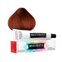 Tintura Creme Bio Extratus Color Louro Médio Acobreado 7.4 60ml Tintura Creme Bio Extratus Color Louro Médio Acobreado 7.4 60ml