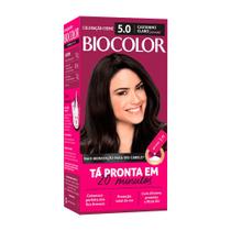 Tintura Creme Biocolor 5.0 Castanho Claro com Filtro UV 50g
