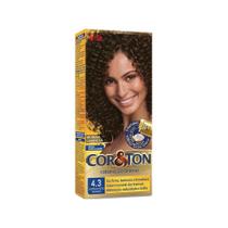 Tintura Creme Cor & Ton 4.3 Castanho Médio Dourado 50 g