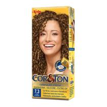 Tintura Creme Cor & Ton Louro Dourado 7.3