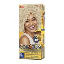 Tintura Creme Cor & Ton Louro Platinado 12.11