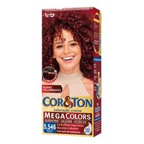 Tintura Creme Cor & Ton Megacolors Vermelho Amora 5.546 - Cor e Ton