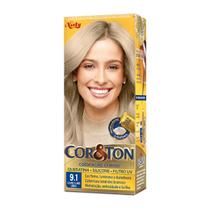 Tintura Creme Cor&Ton Niely 9.1 Louro Claro Cinza