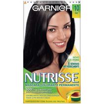 Tintura Creme Garnier Nutrisse 10 Preto Onix