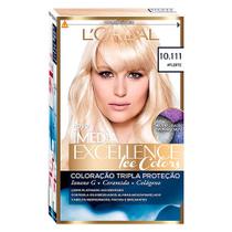Tintura Creme Imédia Excellence L'oréal Ice Colors Flerte 10.111 Kit