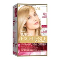 Tintura Creme Imédia Excellence L'oréal Louro Claríssimo Acinzentado 10.1 Kit