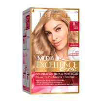 Tintura Creme Imédia Excellence L'oréal Louro Sueco 8.1 Kit