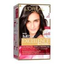 Tintura Creme Imédia Excellence L'oréal Preto Clássico 2 Kit