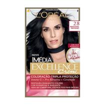Tintura Creme Imédia Excellence Loreal Preto Extra Profundo 2.8 Kit Tintura Creme Imédia Excellence Loreal Preto Extra Profundo 2.8 Kit