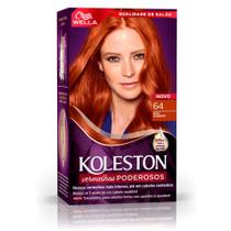 Tintura Creme Koleston Wella Acaju Acobreado 64 Kit