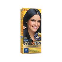 Tintura Creme NIELY Cor&Ton 1.0 Preto Azulado 75ml