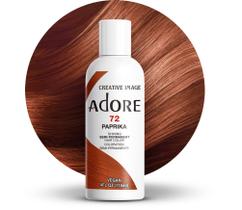Tintura de Cabelo Adore 072 Páprica Semipermanente Vegana 118 ml