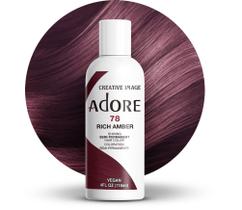 Tintura de Cabelo Adore 078 Rich Amber Vegana 118 ml