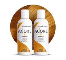 Tintura de cabelo Adore Semi Permanent 030 Gengibre Vegan Livre de Crueldade