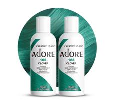 Tintura de cabelo Adore Semi Permanent 165 Clover 120 ml (pacote com 2)