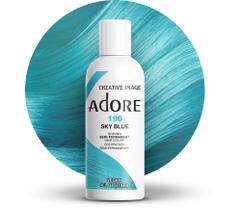 Tintura de cabelo Adore Semi Permanente 196 Azul celeste 118mL Vegan