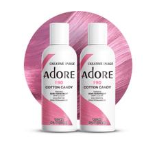 Tintura de cabelo Adore, semi permanente, vegana, livre de crueldade, rosa 120 ml