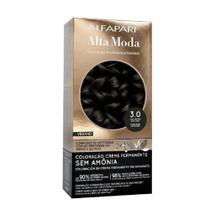 Tintura de Cabelo Alta Moda Sem Amônia Coloração Permanente Castanho Escuro 3.0