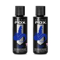 Tintura de cabelo Arctic Fox Poseidon Blue Color 118 ml (pacote com 2) Tintura de cabelo Arctic Fox Poseidon Blue Color 118 ml (pacote com 2)