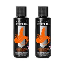 Tintura de cabelo Arctic Fox Sunset Orange 118 ml (pacote com 2) Tintura de cabelo Arctic Fox Sunset Orange 118 ml (pacote com 2)