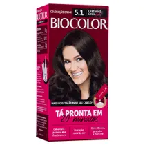 Tintura de Cabelo Biocolor Castanho Cinza Festa 5.1