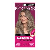 Tintura de Cabelo Biocolor Louro Cinza Claro Estiloso 8.1 Tintura de Cabelo Biocolor Louro Cinza Claro Estiloso 8.1