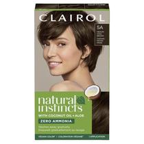 Tintura de cabelo Clairol Natural Instincts Demi-Permanent 5A Brown Tintura de cabelo Clairol Natural Instincts Demi-Permanent 5A Brown
