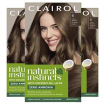 Tintura de cabelo Clairol Natural Instincts Demi-Permanent 6 Castanho claro Tintura de cabelo Clairol Natural Instincts Demi-Permanent 6 Castanho claro