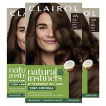 Tintura de cabelo Clairol Natural Instincts Semi-Permanent 4W Castanho Tintura de cabelo Clairol Natural Instincts Semi-Permanent 4W Castanho