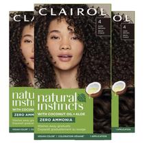 Tintura de cabelo Clairol Natural Instincts Semi-Permanent Marrom escuro Tintura de cabelo Clairol Natural Instincts Semi-Permanent Marrom escuro