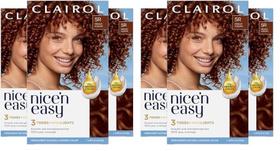 Tintura de cabelo Clairol Nice'n Easy 5R Medium Auburn, pacote com 6