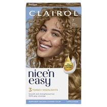 Tintura de cabelo Clairol Nice'n Easy 7 Dark Blonde, pacote permanente 1
