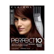 Tintura de Cabelo Clairol Nice'n Easy Perfect 10 4R - Castanho Avermelhado Escuro