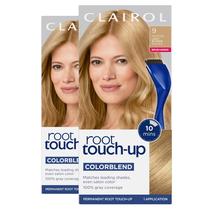 Tintura de cabelo Clairol Root Touch-Up Nice'n Easy 9 Light Blonde x2