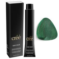 Tintura de cabelo Cree Professional Verde Permanente 100mL