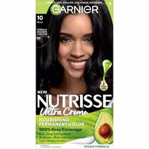 Tintura de cabelo Garnier Nutrisse Creme Nutritivo 10 Preto, 1 pacote