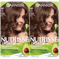 Tintura de cabelo Garnier Nutrisse Creme Nutritivo 60 Castanho Claro 2x Tintura de cabelo Garnier Nutrisse Creme Nutritivo 60 Castanho Claro 2x