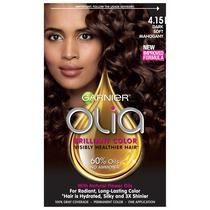 Tintura de Cabelo Garnier Olia 4.15 - Mogno Escuro Aveludado